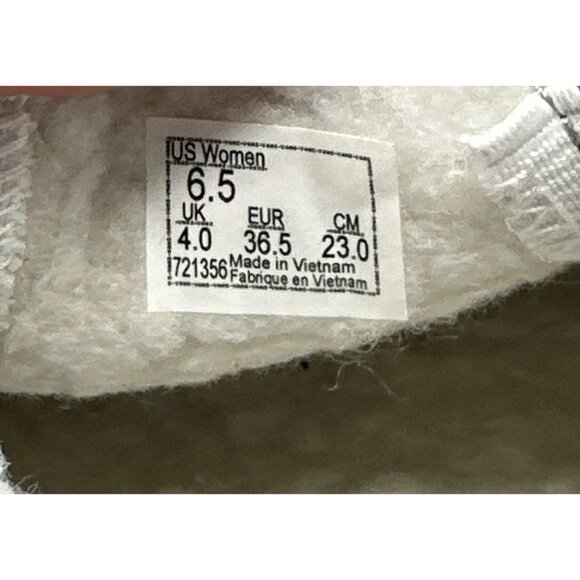 Vans Asher Suede Drizzle Grey Sherpa Slip On Skate Shoes Women's Size 6.5 - Picture 9 of 11